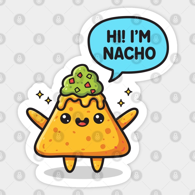 Nacho Average Snack Sticker by enrynz